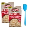 thumbnail image 1 of (2 Pack) Idahoan +Protein Buttery Homestyle Mashed Potatoes, 4.6 oz with Spatula, 1 of 6