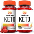 (2 Pack) Ignite Keto ACV Gummies Apple Cider Vinegar Supplement for
