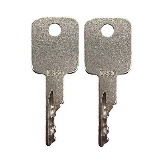 2 Pack Ignition Keys for Bobcat, Terex, Broce, Ditch Witch, Genie ...