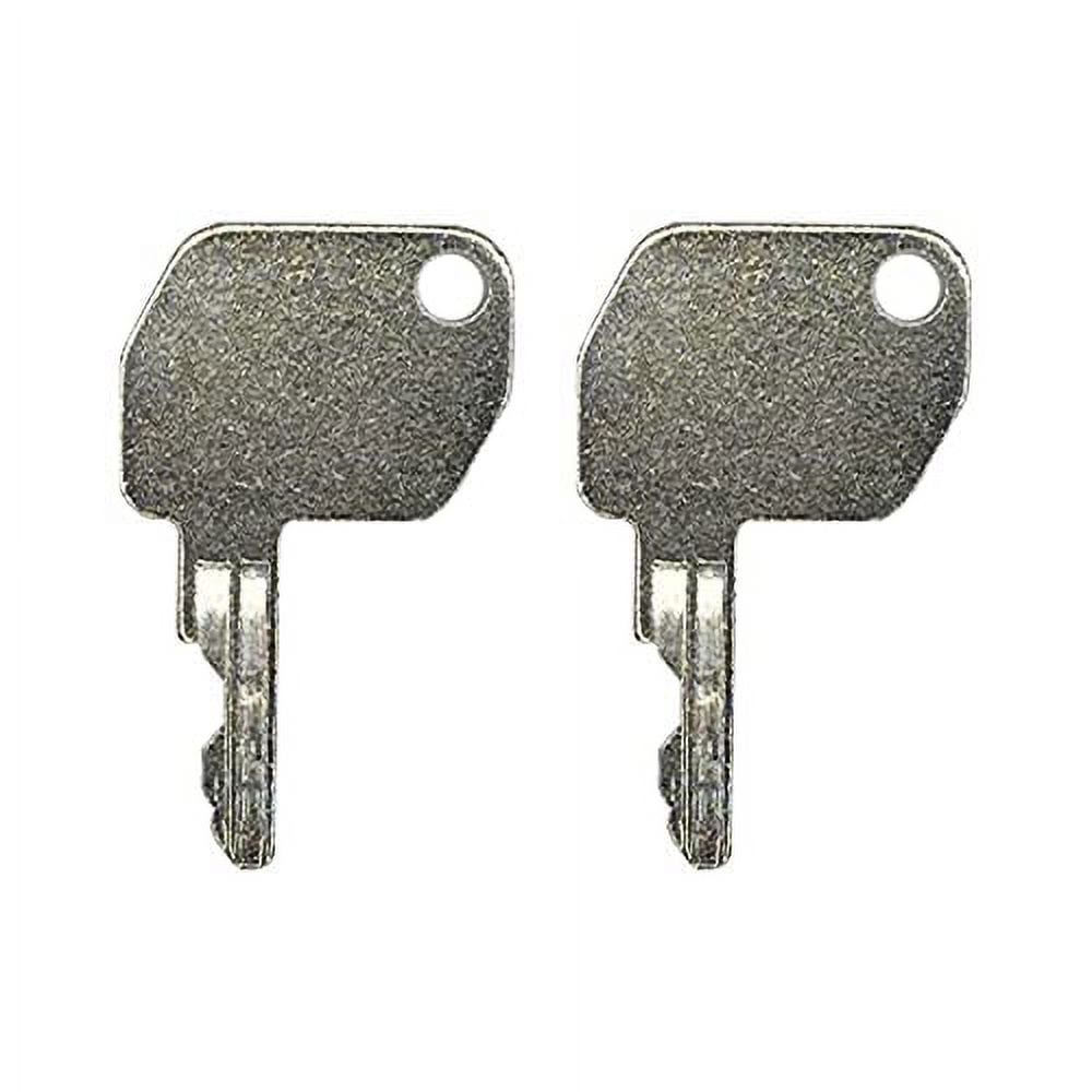 2 Pack Ignition Keys Replacement for Ford New Holland Case Backhoe and