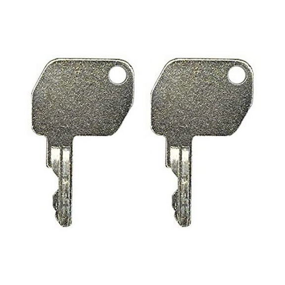 2 Pack Ignition Keys Replacement for Ford New Holland Case Backhoe and Tractor 86502903, 92274 (2)