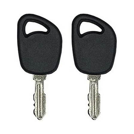 2 Pack Ignition Keys Replacement for John Deere Lawn Mower Tractor AM131946, AM135345, GY20680 (2)