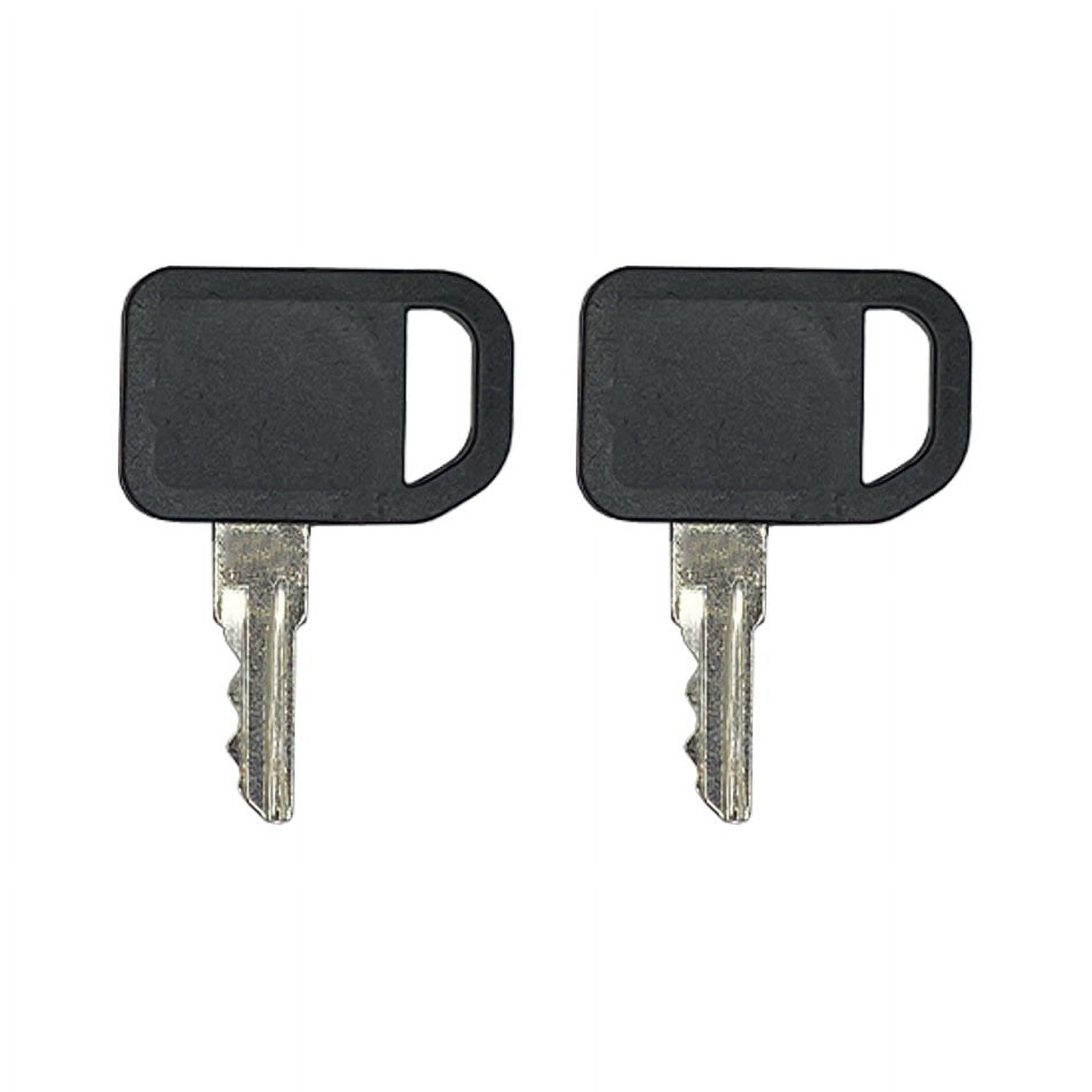 2 Pack Ignition Keys Replacement for John Deere Mower Tractor Gator M73153 AM102439 AM131841 2
