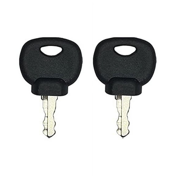 2 Pack Ignition Keys Replacement for New Holland Volvo JCB Heavy Equipment 14707, 85804675 (2)