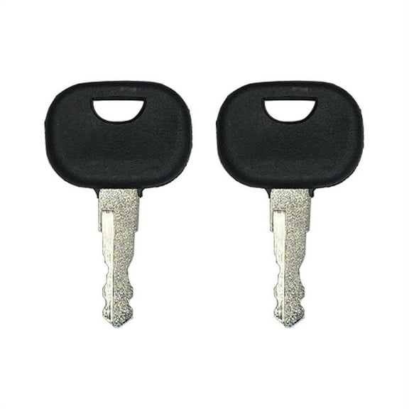 2 Pack Ignition Keys Replacement for New Holland Volvo JCB Heavy Equipment 85804675, 14603 (2)