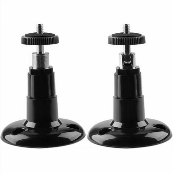 (2 Pack) Indoor/Outdoor Security Camera Wall Mount, Adjustable Ceiling Mount for Arlo, Arlo Pro and Other Compatible Models (Black)