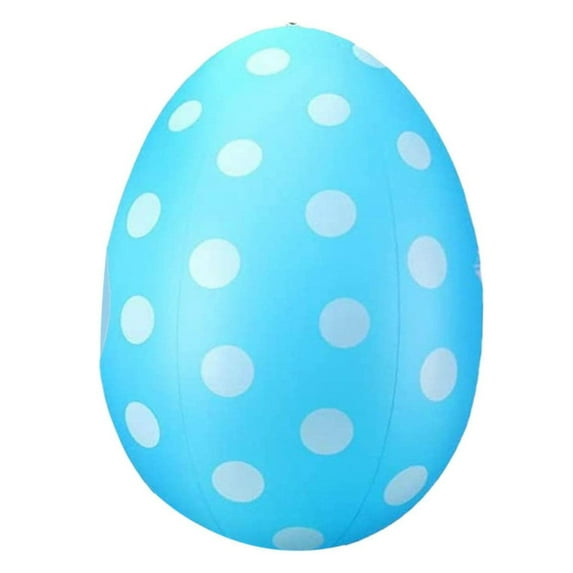 2 Pack Inflatable Easter Eggs Decorations Easter Inflatables Outdoor Decor Kids Toys Colorful Eggs Inflatable Easter Eggs Ornaments for Yard, Lawn, Garden, Party (16 Inch, 24 Inch)