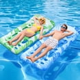 thumbnail image 1 of 2 Pack Inflatable Pool Floats Lounger for Adults, ANSFIL Pool Floats Raft, Pool Float Chair with Headrest for Pool, Beach, Lake, 1 of 9