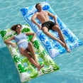 thumbnail image 1 of 2-Pack Inflatable Pool Floats Mat - XL Pool Floaties Adults Size with Headrest, Sun Tanning Raft Lake Beach Swimming Pool Party Toys Floating Lounge Above Water Keep Cool, 1 of 14