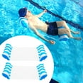 thumbnail image 1 of 2 Pack Inflatable Water Hammock, Air Mattress, Aqua Lounger & Floating Sleep Pillow for Swimming Pool or Beach  Foldable & Easy to Carry, 2 X Blue, 1 of 10