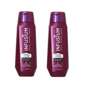 Infusium Repair & Volumize Nourishing Shampoo with Collagen Building Peptides & Hyaluronic Acid, Non-Stripping Formula for Dry or Damaged Hair, 13.5 fl oz (Pack of 2)
