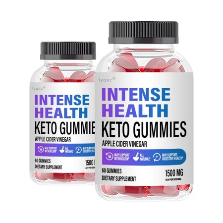 (2 Pack) Intense Health Gummies - Intense Health Keto Apple Cider Vinegar Gummies
