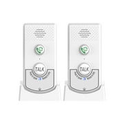2 Pack Intercoms Wireless for Home Voice Bidirectional Caller Home Ultra Long Distance Portable Wireless Voice Interphone Elderly Caller Room to Room Communication Intercom Two Way Ringtone