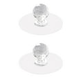 thumbnail image 1 of 2-Pack Invisible Cabinet Door Handle Self-Adhesive No Punching Sticker, Drawer Wardrobe Glass Window Grip With Adhesive, 2-Pack Easy Install Home Furniture Accessory, 1 of 7
