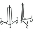 thumbnail image 1 of (2 Pack)Iron Display Stand, Easel Plate Display Photo Holder Stand, Displays Picture Frames, Cookbooks, Decorative Plates, Tablets And Art 5 Inch, 1 of 8