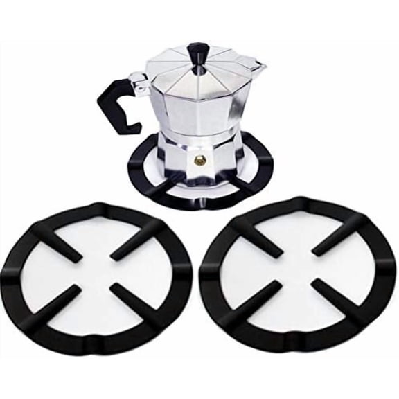 2 Pack Iron Gas Stove Cooker Plate Coffee Moka Pot Stand Reducer Ring Holder$$Home Decor, Kitchen, & Other