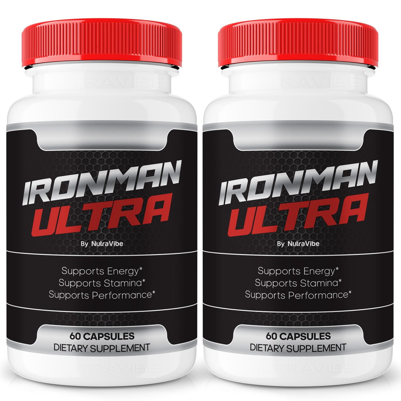 (2 Pack) Iron Man Ultra Supplement, The Ultimate Performance Formula, Ironman Ultra Capsules, All Natural Daily Nutrition for Health and Fitness, IronmanUltra Pills Reviews (120 Capsules)