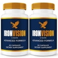 thumbnail image 1 of (2 Pack) IronVision Capsules – Daily Eye Care Formula with Original Blend to Support Visual Wellness, Eye Comfort & Healthy Vision | Just 2 Gentle, Easy-to-Swallow Pills (120 Capsules), 1 of 12
