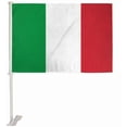 thumbnail image 1 of (2 Pack) Italy Country Car Window Vehicle 12x18 12"x18" Flag, 1 of 1