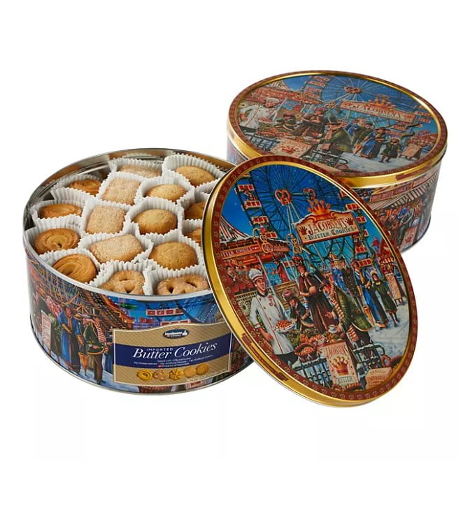 2 Pack Jacobsens Original Premium Danish Butter Cookies, 3.53 lb. Tin