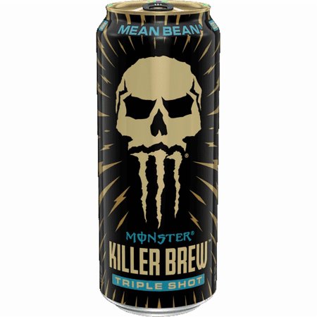 (2 Pack) Java Monster Killer Brew, Mean Bean, Coffee + Energy Drink, 15 fl oz can