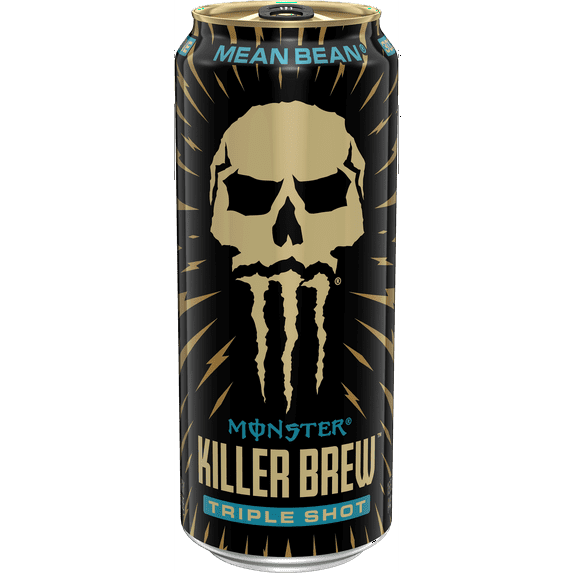 (2 Pack) Java Monster Killer Brew, Mean Bean, Coffee + Energy Drink, 15 fl oz can