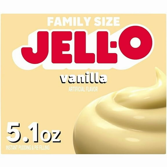 2-Pack Jell-O Instant Pudding & Pie Filling, Vanilla, 5.1 oz