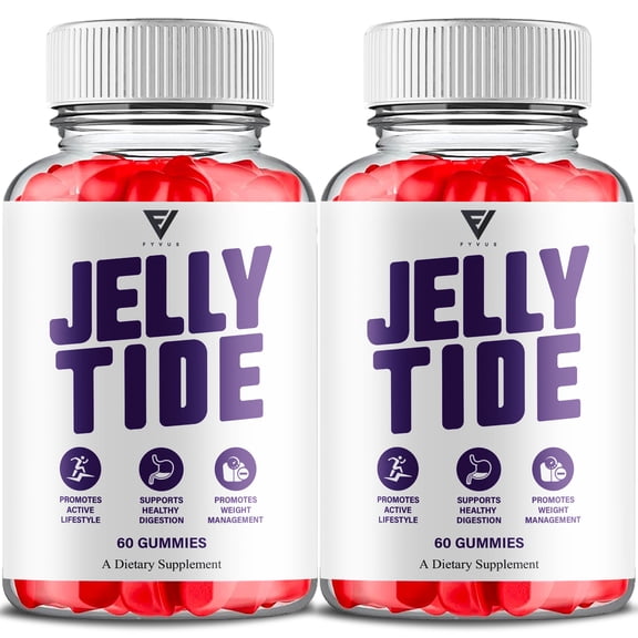 (2 Pack) Jelly Tide Gummies, Jelly Tide Weight Management Support (120 Gummies)