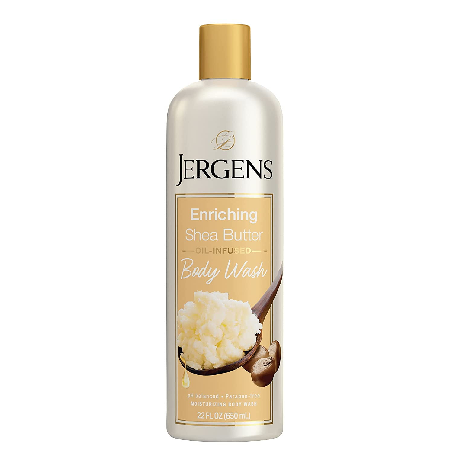 2 Pack Jergens Enriching Shea Butter OilInfused Body Wash 22 oz