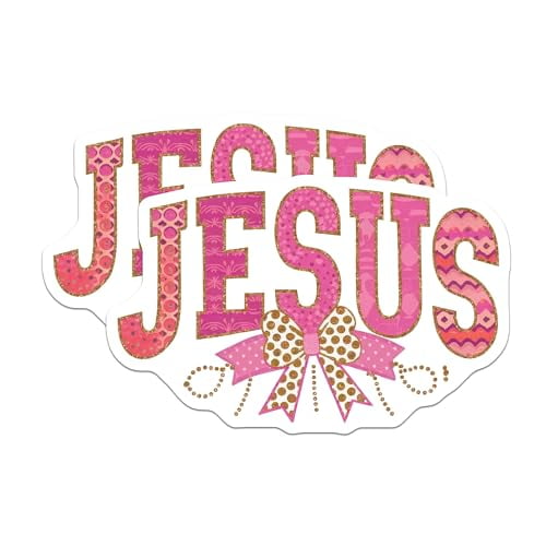 (2 Pack) Jesus Magnets Magnets - Christian Decoration - Inspirational Decor for Home or Office - 5" On Longest Side - Made in USA - Sticks to Refrigerators & Metal Surfaces - MAG8922