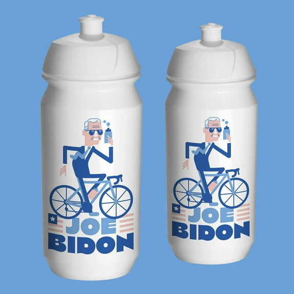2-Pack: Joe Bidon Tacx Shiva 20oz (500mL) Sport Water Bottle Biden Election
