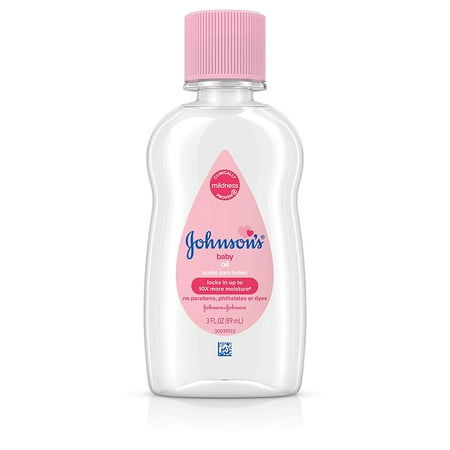2 Pack - Johnson's Baby Oil 3oz Each
