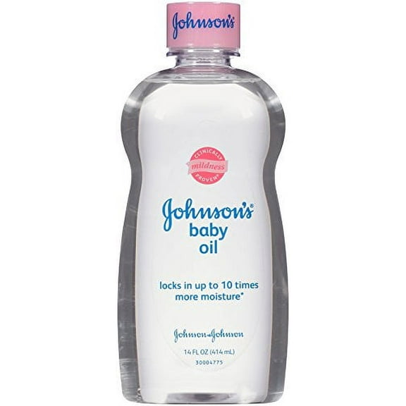 2 Pack - Johnson's Baby Oil, Original 14 fl oz (414 ml) Each
