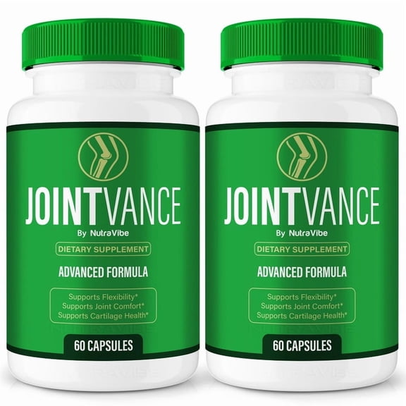 (2 Pack) JointVance Capsules – Natural Joint Support Formula for Flexibility, Mobility & Confidence in Movement | Daily Formula for Comfort, Recovery & Active Lifestyle (120 Capsules)