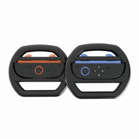 2-Pack Joy-Con Steering Wheel for Nintendo Switch 2 - Ergonomic Game Steering Wheel Grips for Switch 2 Left/Right Small Controllers, Anti-Slip Design, Lightweight | Switch 2 Racing Game Accessories