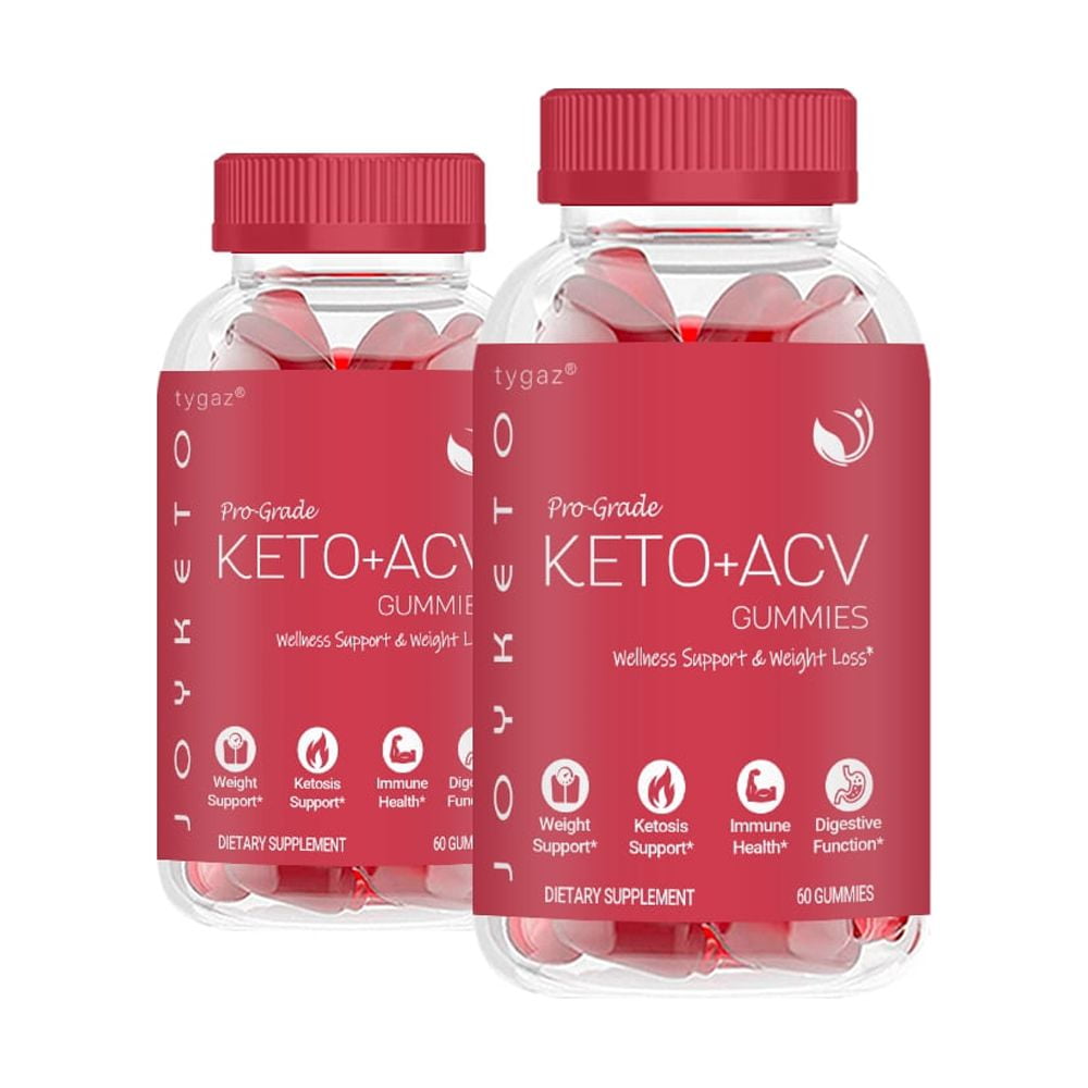 (2 Pack) Joy Keto Gummies Joy Keto Apple Cider Vinegar Gummies