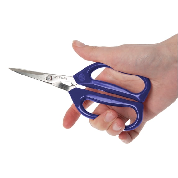 Joyce Chen Original Unlimited Kitchen Scissors All Purpose Kitchen Shears With Comfortable Handles, Blue, 2 Pack