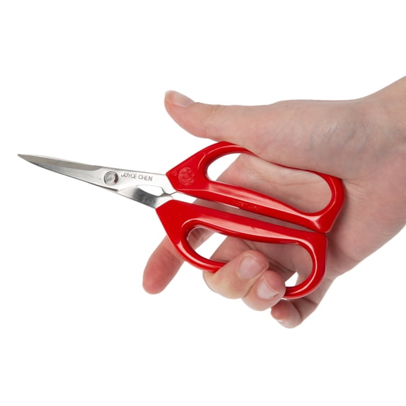 Joyce Chen Original Unlimited Kitchen Scissors All Purpose Kitchen Shears With Comfortable Handles, Red, 2 Pack