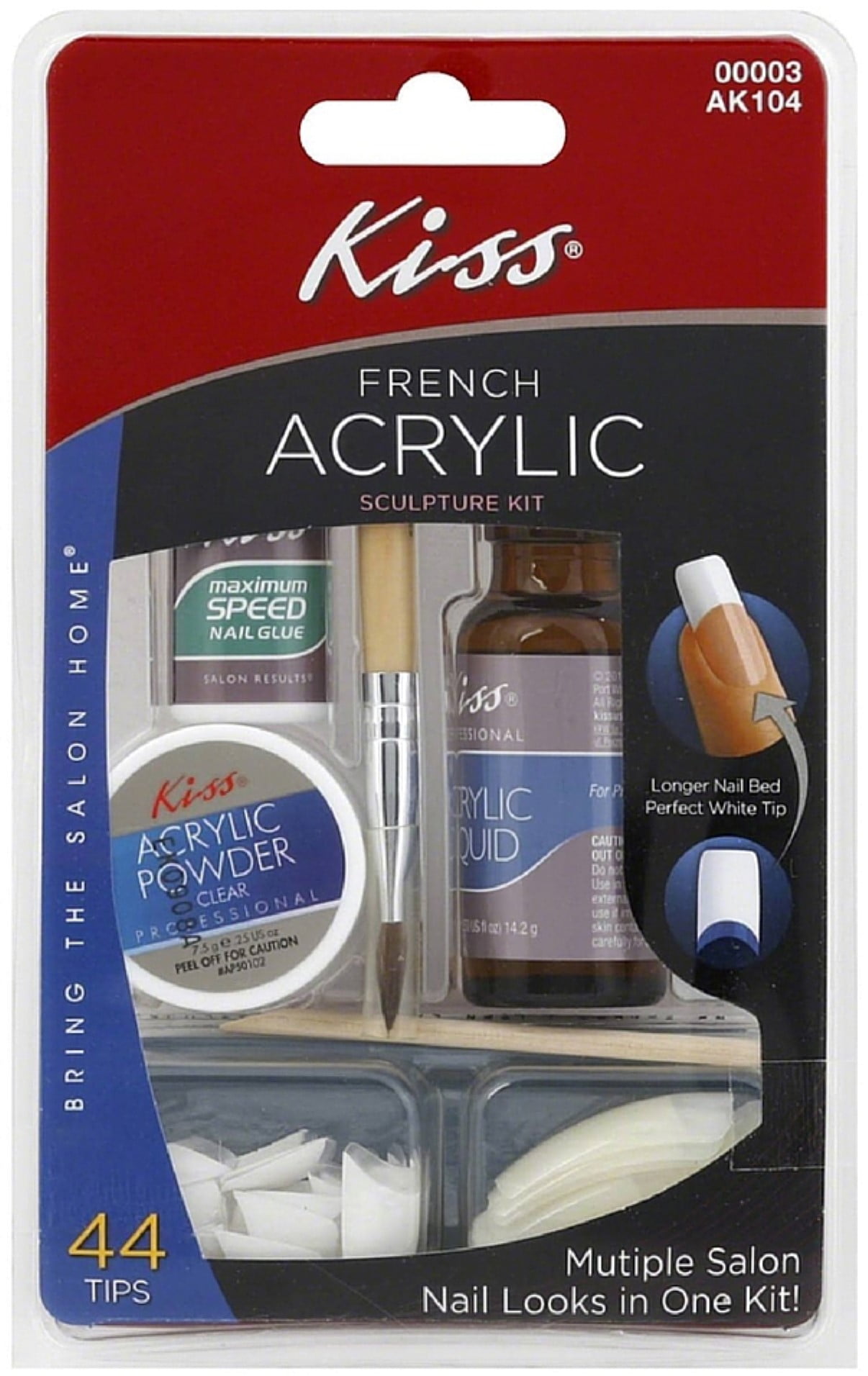 2 Pack - KISS French Acrylic Sculpture Kit 1 ea