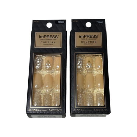 2 Pack - KISS imPRESS Press-on Manicure Couture Collection - Lush Life