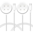 thumbnail image 1 of [2-Pack] KOMI Compatible for Google Pixel Watch 2 Charger, USB C Magnetic Replacement Fast Charging Cable Charger Stand Accessories for Google Pixel Watch 2 (3.3ft, White), 1 of 7