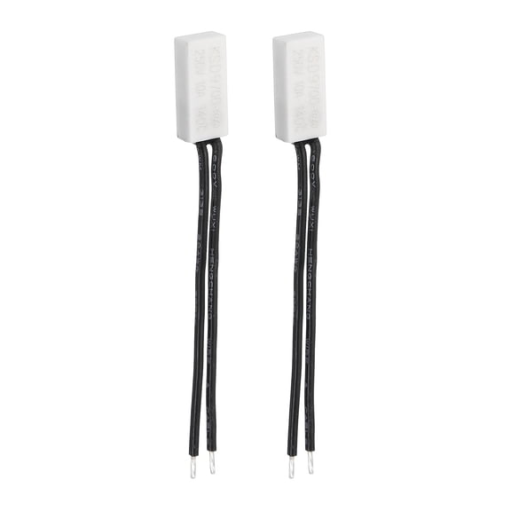 2 Pack KSD9700 Thermostat, 140C Normally Close N.C Temperature Switch 250V 10A Thermal Switch Protector, Ceramics Temperature Controller