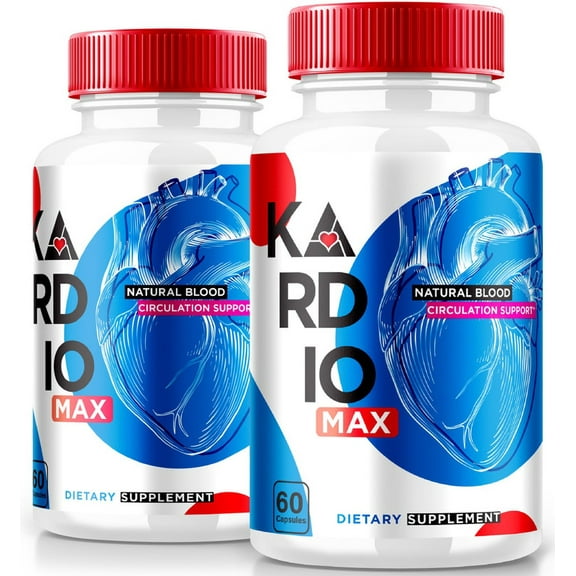 (2 Pack) Kardio Max Capsules, Advanced Blood Support Pills, All Natural Formula to Maintain Healthy Levels, Dietary Supplement for Overall Wellness, KardioMax Capsulas Reviews (120 Capsules)
