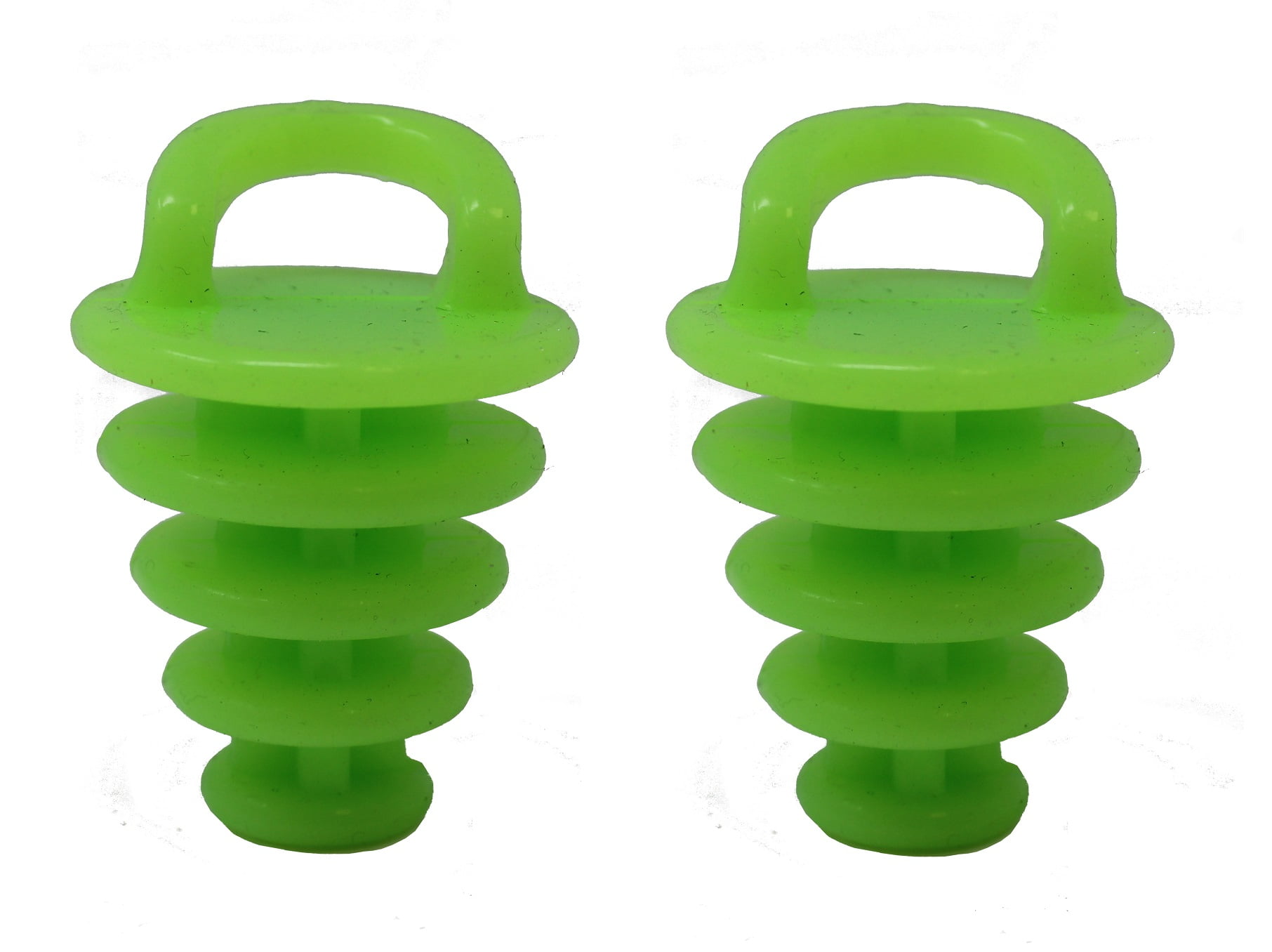 2 Pack Kayak Scupper Plug Sit on Top Kayak Hole Plugs Neon Green / GlowintheDark