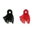 thumbnail image 1 of (2-Pack) Kcodviy Women Summer Casual Colorful Scarfs for Women Multicolor Solid Color Chiffon Scarf and Hat Set for Thin Regular Silk Scarf Hijab Scarfs for Women Sunscreen Scarf, 1 of 4