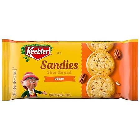 2 Pack Keebler Sandies Pecan Cookies Shortbread Cookies with Crunchy Pecans - 11.3 Oz