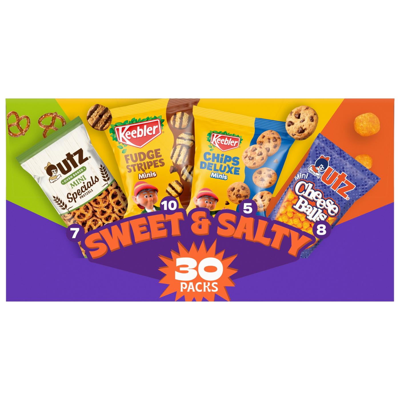 2 Pack Keebler Sweet & Salty Variety Pack Caddy