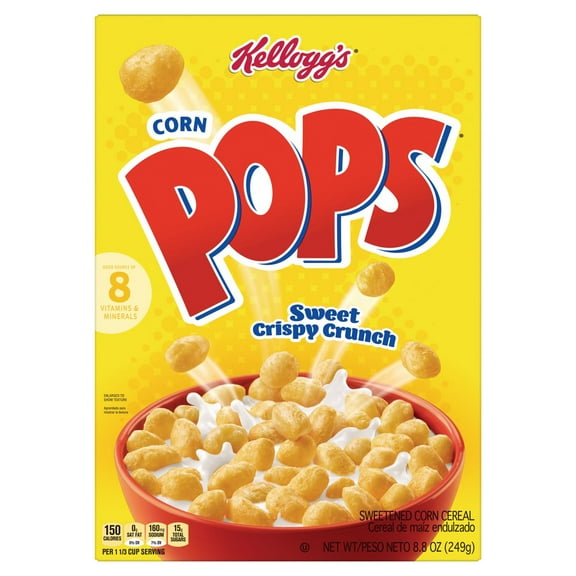 2 Pack - Kellogg Corn Pops 8.8 oz Package May Vary