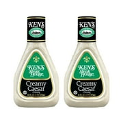 ( 2 Pack ) Ken's Steak House Creamy Caesar Salad Dressing - 16 Fl Oz