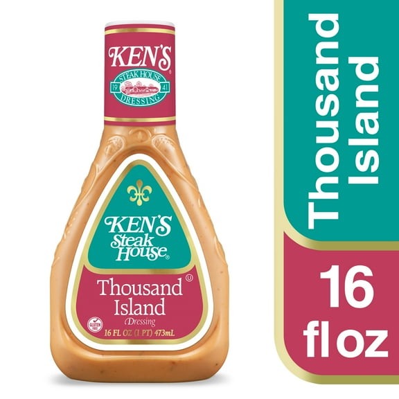 ( 2 Pack ) Ken's Steak House Dressing, Thousand Island 16 Fl Oz